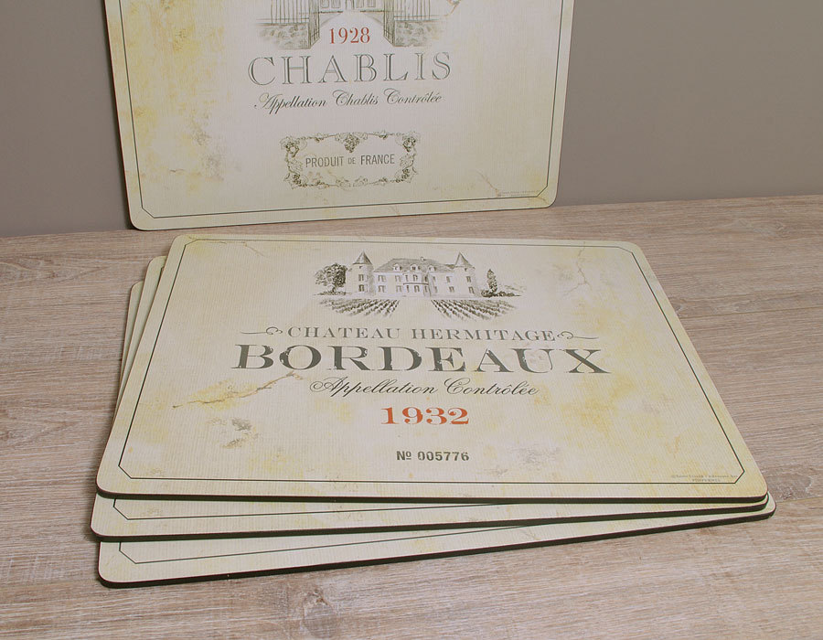 Pipernel Vin De France Placeats, Set Of 6,30.5 X 23c - View #7